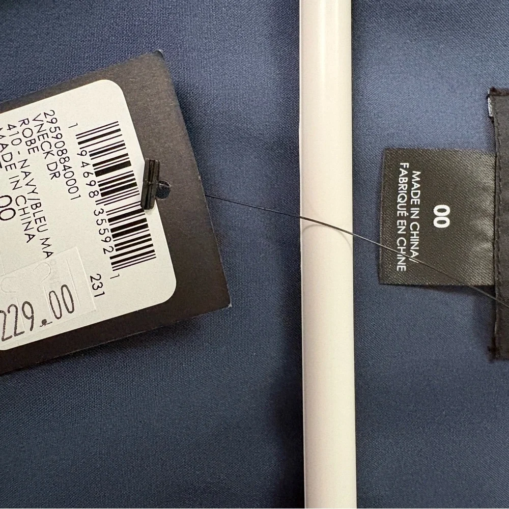 Club Monaco Navy Floral Midi Dress - Picture 7 of 7